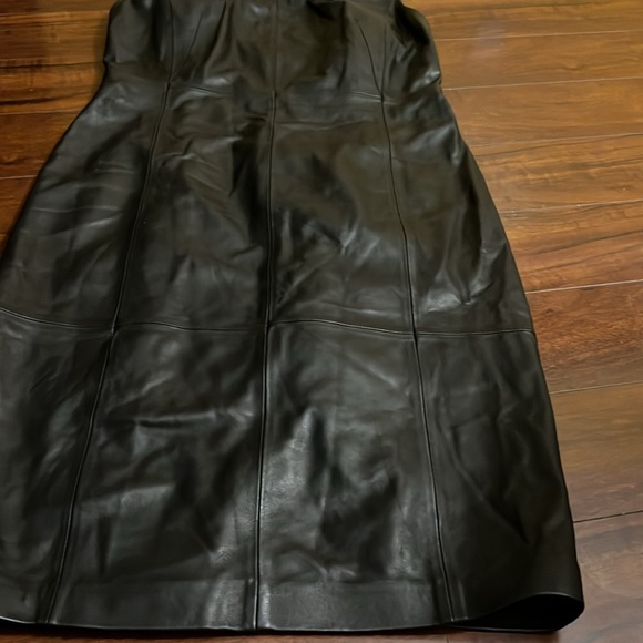 Luxury  collection Antonio Melani very nice woman leather dress - Picture 2 of 8